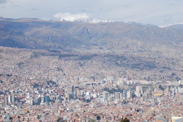 La Paz et l'Illimani