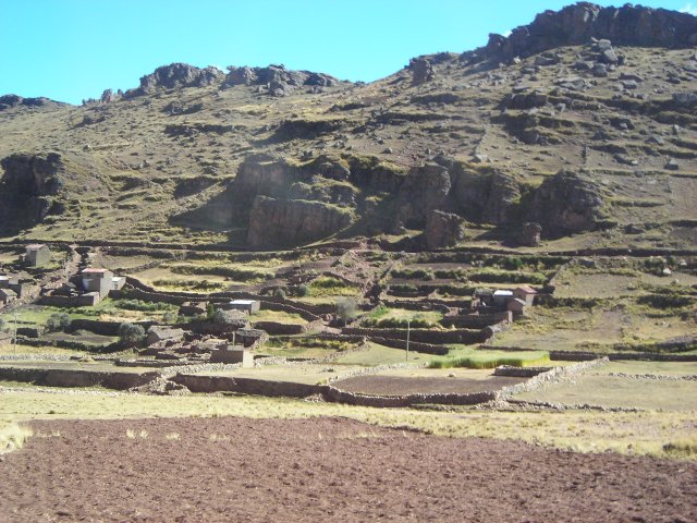 Village et culture de papas
