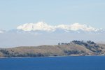 Isla de la Luna, Illampu (gauche) et Ancohuma (droite)
