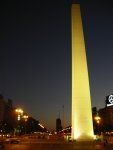 L'obélisque sur l'av. 9 de Julio
