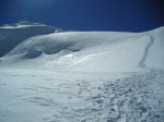 La route vers le sommet, à la descente