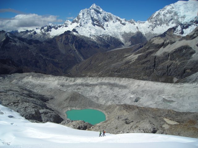 Lost on the glacier