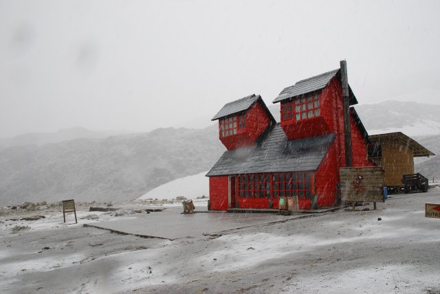 Le chalet du Nevado Ruiz