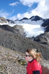 Jour 4: La montée avec un glacier qui surveille Sylvie