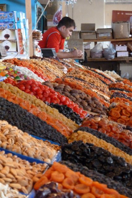 Fruits secs au bazar