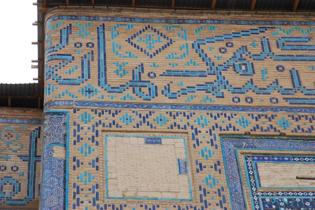 Mausolée Yasaui: détail