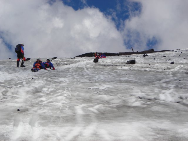La descente