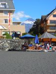 Pucon plage et volcan